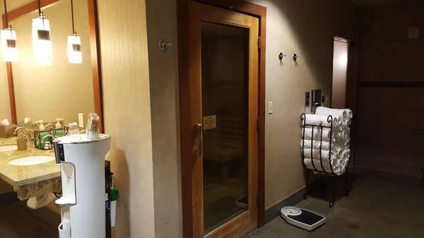 Sauna and steam rooms