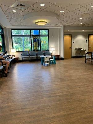 Big and comfortable waiting area