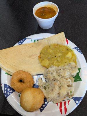 A selection from the breakfast buffet.