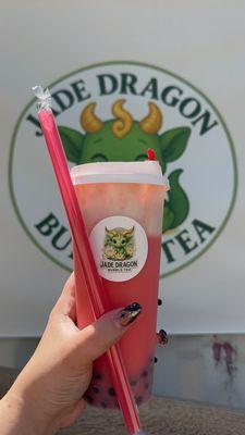Watermelon Milk Tea