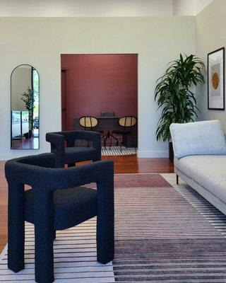 The refreshed interior at our new location!