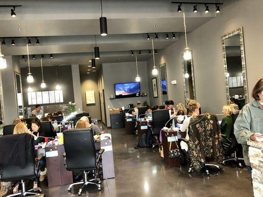 Posh Nails is always busy