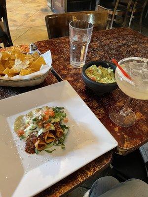 mini something and margarita on the rocks