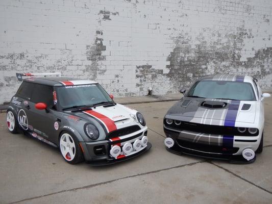 2014 SEMA CAR BUILDS 2002 Mini Cooper 2015 RAPTURE Challanger