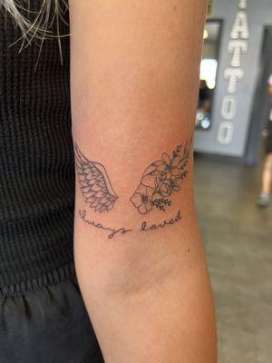 Rock and Rose Tattoo