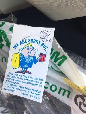 This was their apology