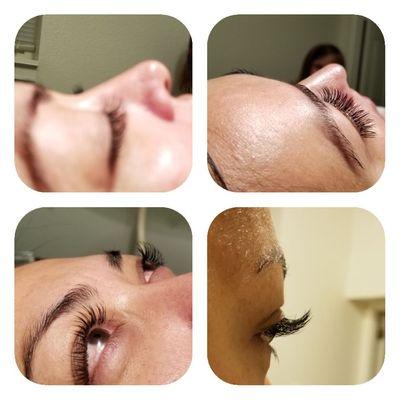 Classic full set eyelash extension.