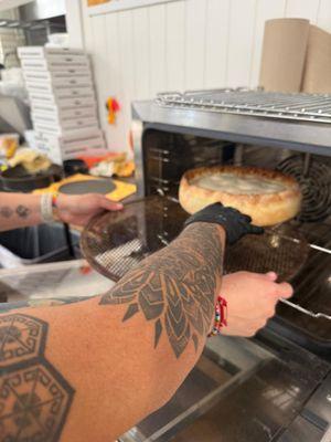 Come enjoy the true taste of pizza! Takeout and delivery available.