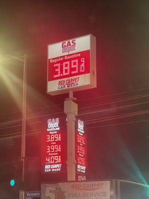 I'm in California.... Does anyone know what that first number is?? Haven't seen that number in years at the gas station! lol