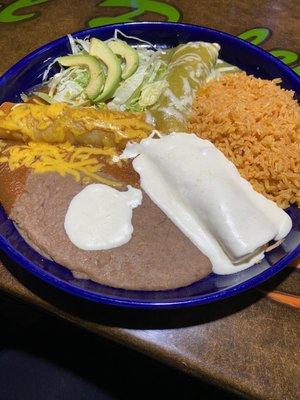 Enchiladas trio