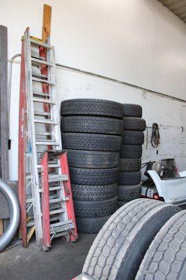 Tires need to be replaced or maybe just one we can do it!