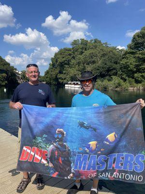 Following a 1.5 hour dive!