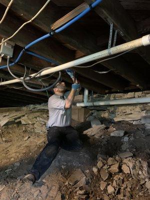 Our lead technician Matthew.