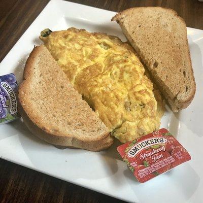 Build your own Three egg omelette $8.50