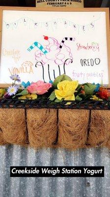 Milkshakes added to the menu!