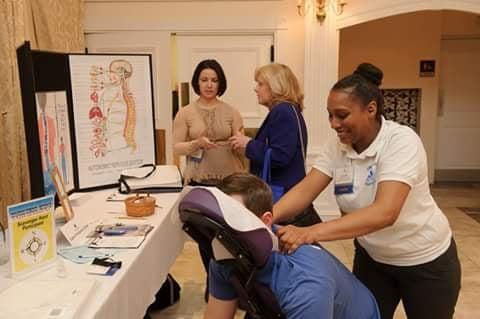 Corporate Chair Massage. Call to book me for your next Company Wellness Event!
