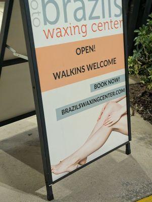 They accept walk-ins