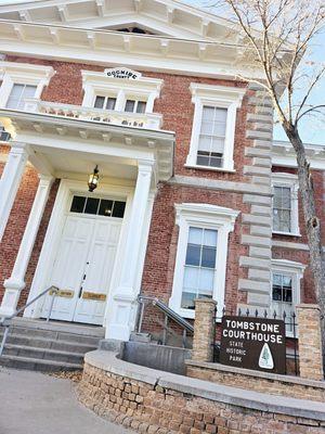The Tomstone court house is located behind the Allen Street Inn.