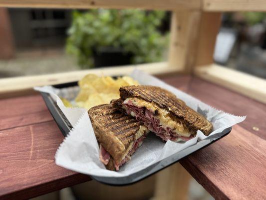 The infamous Wharf Street Yacht Club Reuben