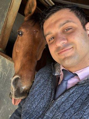 Look at this one taking out his tongue for the selfie lol