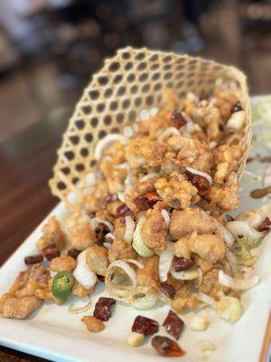 Three Favor Pepper Chicken