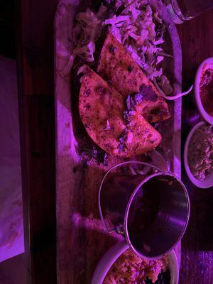 Birria tacos and their house made Guacamole