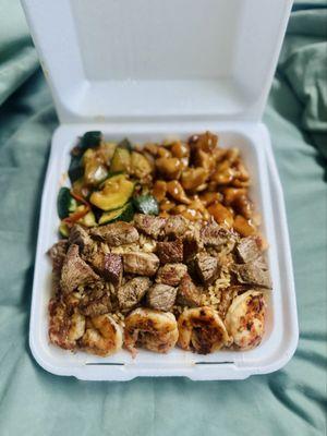 *Chicken, Steak, Shrimp