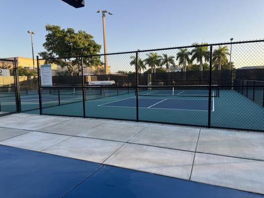 Pickleball courts