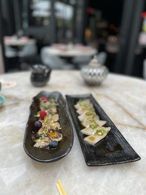 Toro and red snapper