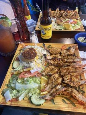 Camarones zarandeados