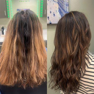 Reverse Balayage by Dayana
