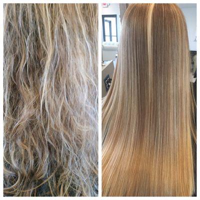 Keratin- turned out gorgeous.