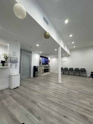 Chill waiting room when it gets busy