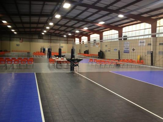 Volleyball courts