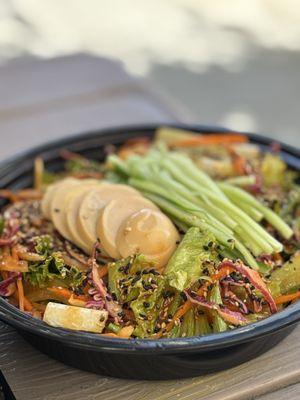 Korean spicy noodle salad