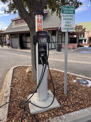 EV Charger across the street