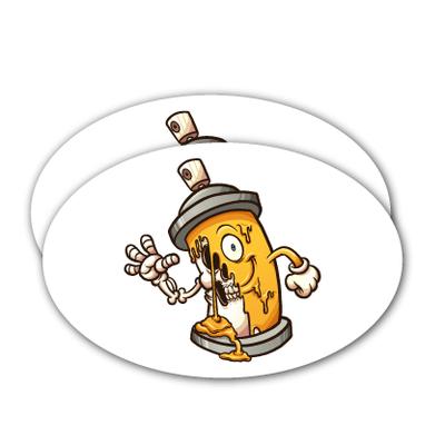 Full Color Oval Stickers