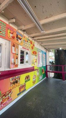 ordering / waiting area