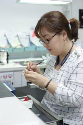 staff member working