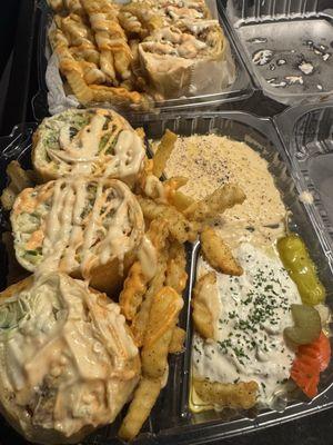 Falafel Arabi  Beef Arabi