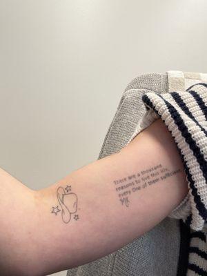 2 tattoos over three years old