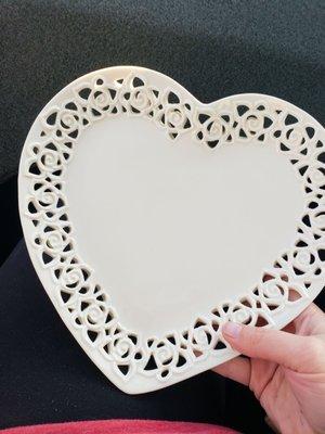 Heart plate that I purchased for only $5!