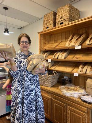 Sourdough breads at Pablo & Missy's
