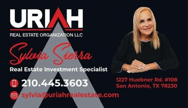 Sylvia Sierra - Uriah Real Estate Organization