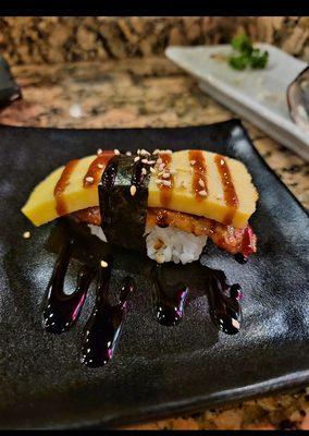Unagi Tamago (Eel & Egg omelette)