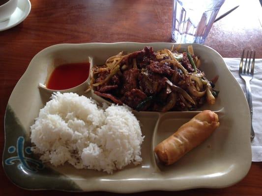 Mongolian beef. Amazing.