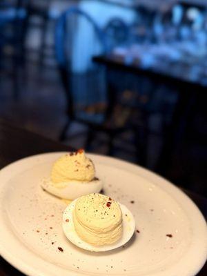 Smoked Salmon Deviled Eggs