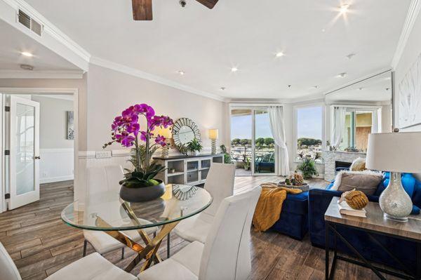 16291 Countess #211, Huntington Beach. Waterfront Condo living room