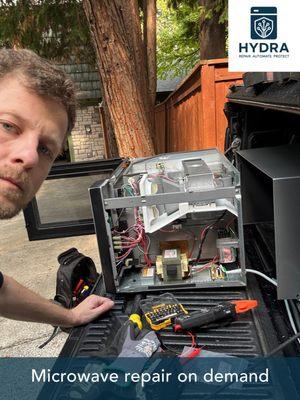 Microwave repair by Alex