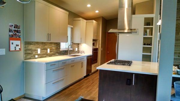 cabinets/island made by Benchmark Custom Cabinets